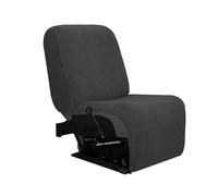 HYPIQQ L Shape Sectional Recliner Sofa Covers 5 Seat 7 Piece Stretch Reclining Couch Covers for Reclining L Shape Sofa Furniture Protector Cover,Dark Grey,1 Seat