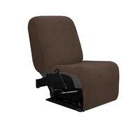 HYPIQQ L Shape Sectional Recliner Sofa Covers 5 Seat 7 Piece Stretch Reclining Couch Covers for Reclining L Shape Sofa Furniture Protector Cover,Taupe,1 Seat