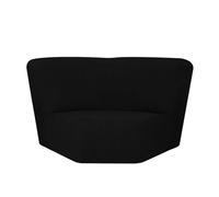 HYPIQQ L Shape Sectional Recliner Sofa Covers 5 Seat 7 Piece Stretch Reclining Couch Covers for Reclining L Shape Sofa Furniture Protector Cover,Black,Corner Seat