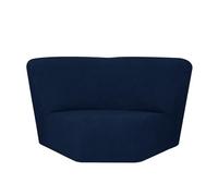HYPIQQ L Shape Sectional Recliner Sofa Covers 5 Seat 7 Piece Stretch Reclining Couch Covers for Reclining L Shape Sofa Furniture Protector Cover,Navy,Corner Seat