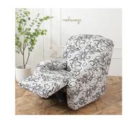 HYPIQQ Stretch Recliner Cover Recliner Couch Cover Floral Pattern Recliner Chair Covers Slip Covers for Reclining Sofas with Elastic Bottom,Pattern 07,1 Seat
