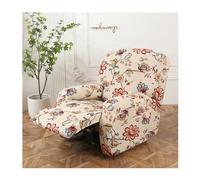 HYPIQQ Stretch Recliner Cover Recliner Couch Cover Floral Pattern Recliner Chair Covers Slip Covers for Reclining Sofas with Elastic Bottom,Pattern 06,1 Seat