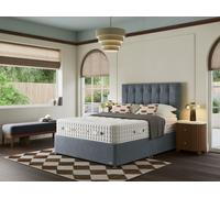 Hypnos Inspired By Nature 02 Divan Bed Set on Castors Double London Charcoal