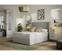 Hypnos Inspired By Nature 04 Divan Bed Set on Castors Super King London Tan
