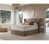 Hypnos Luxurious Earth 03 Divan Bed Set On Castors Super King Californian Clay