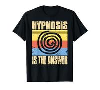 Hypnosis Holds The Key Retro Spiral Humor T-Shirt