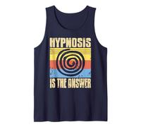 Hypnosis Holds The Key Retro Spiral Humor Tank Top