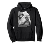 Hypnotic British Bulldog Weird Eyes Weirdcore Halloween Dogs Pullover Hoodie