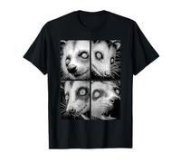 Hypnotic Opossums Weird Eyes Odd Weirdcore Spooky Halloween T-Shirt