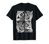 Hypnotic Owls Weird Eyes Horror Weirdcore Spooky Halloween T-Shirt