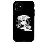 Hypnotic Ripples Sound Waves Reflection Case for iPhone 11