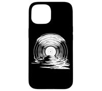 Hypnotic Ripples Sound Waves Reflection Case for iPhone 15