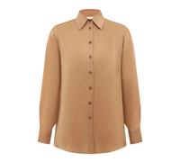 Hypnotic Satin Shirt in Biscuit L