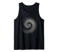 Hypnotic Spiral Geometry DesignAbstract Optical Illusion Art Tank Top