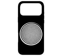 Hypnotic Spiral Trippy White Spiral Swirl Hypnosis Case for iPhone 17 Pro Max