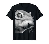 Hypnotic Squirrel Weird Eyes Horror Weirdcore Odd Halloween T-Shirt