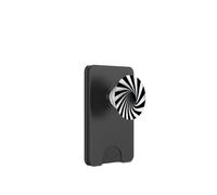 Hypnotic Swirl Optical Illusion Vortex PopSockets PopWallet for MagSafe