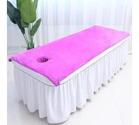 Hypoallergenic beauty bath towel for salon with holes, large towel, massage foot shop, bed sheets, towels, bedding thickened 100 * 200 holes