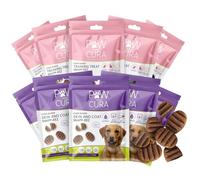 Hypoallergenic Dog Treats, Snapp-Eez Training Treats. Oven Baked Insect Protein Multi-pack, Healthy, Natural, Low Calorie Digestive-Friendly & Eco Friendly by Pawcura (10 x120g)