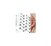Hypoallergenic Surgical Stainless Steel Internal Thread Tragus Labret Cartilage CZ Stud Piercing Jewelry Helix Cartilage Conch Nose Lip Labret Medusa Piercingenic Be Equipped With Piercing Ball