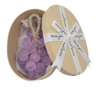 Hypoallergenics Grape Crystal Soap Biodegradables Materials Refreshing Fragrances Daily Skincare Luxury Bath Accessory Grape Shape Soap Sensitives Skin Bath Decoration Gifts