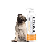 HYPONIC Hypoallergenic Premium Dog Shampoo - Deodorizing, Dog Grooming Shampoo for Sensitive & Itch Skin (Puppies & Short Coats 10.1 oz)