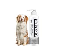 HYPONIC Hypoallergenic Premium Dog Shampoo - Deodorizing, Dog Grooming Shampoo for Sensitive & Itch Skin (All Breeds_Unscented 10.1 oz)
