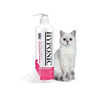 HYPONIC Hypoallergenic Premium Shampoo for All Cats - Fragrance Free Cat Shampoo for Dry Skin, Dandruff, Allergy (Scented 10.1 oz)