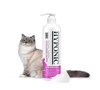 HYPONIC Hypoallergenic Premium Shampoo for All Cats - Fragrance Free Cat Shampoo for Dry Skin, Dandruff, Allergy (Unscented 10.1 oz)