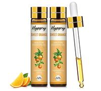 Hyppry 2 x 10ml Sweet Orange Essential Oils Therapeutic Grade - with Dropper, 100% Pure Natural Sweet Orange Oil for Diffuser, Home Fragrance, Aromatherapy, Perfume, Massage, Soaps & Candles Making