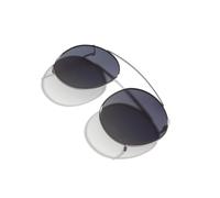 HYPREADER Sun clip suitable for our glasses model TAURUS, 100% UV protection, polarising and super light clip, Gun