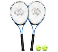"Hypro 25"" 2 Person Aluminium Tennis Set"