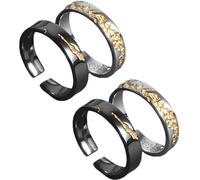 HYPYXUS ProstaMagnetic Harmony Ring, ReliefRite Prostate Therapy Ring, Vitality Rings for Magnetic R/ing, Elegant Adjustable Health & Slimming Rings for Men and Women (4PcsC)
