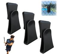 HYPYXUS Racquet View Phone Mount, Never Miss Your Winning Moment, Portable Flexible Fixed Tennis Nets Mounts, Wall-Mounted Adjustable and Stable Holder, for Live Streaming & Training Analysis (3 pcs)