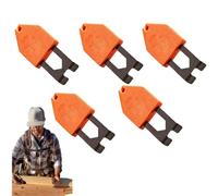 HYPYXUS Rope Anchor Hook, One-Handed Operation Carpentry Tools And Accessories, No Extra Tools Needed for Quick & Easy Marking, A Truly Unique End Hook, Quick Release Utility Hook (5 PCS)