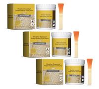 HYPYXUS Weather Resistant Water-based Gold Paint 150g, Water-Based Shiny Gold Leaf Paint, Waterproof Antique Acrylic Metallic Paints Paintings Crafts, Eco-Friendly, Easy to Apply (3Pcs)