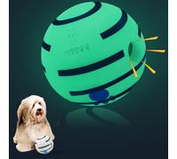 HYQ Glowing Interactive Dog Toy Ball - Squeaky for Small, Medium, Large Dogs and Puppies - Keeps Them Busy (Glow Ball, 2.75 Inch)
