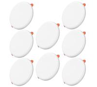HYQFSAD 8 Pack Contemporary LED Downlights - Frameless, Full-Screen Illumination, 180° Light Spread, Dimmable, for Hallway, Staircase, Wardrobe(White light,15w)