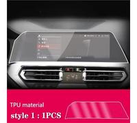 HYQHYX For BMW For G20 For G21 For G28 For Series 3 2020 2021 2022 Car Radio Gps Navigation Anti-scratch Interior Accessories TPU Protective Film Car Navigation Screen Protector(B)