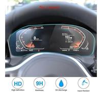 HYQHYX For BMW For G30 For G31 For Series 5 2020 Car Navigation Instrument Panel Membrane LCD Screen Decoration Tempered Glass Protective Film Car Navigation Screen Protector(No camera)
