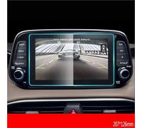 HYQHYX For Hyundai For Santa Fe 2018 2019 2020 8 Inch Car GPS Navigation Protective Film Tempered Glass Screen Protector Refit Anti-scratch Car Navigation Screen Protector(B)