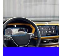 HYQHYX For VW For Taos For T-Cross 2022 Car Radio GPS Navigation Tempered Glass Screen Protector Film Interior Accessories Car Navigation Screen Protector(1 set)