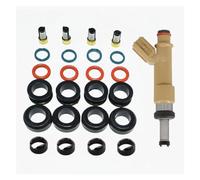 HYQHYX Fuel Injectors 4sets Fuel Injector Repair Kit Service Kits For Toyota For Prius ZXW30#23250-37010 (AY-RK118) Fuel Injector
