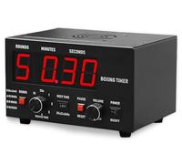 HYQNG Classic Boxing Interval Timer Professional Gym Timer with LED Display, Selectable Training Time And Cycle Repetitions, Adjustable Sound Gym Interval Timer for Muay Thai/MMA/Kickboxing red
