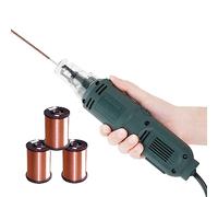 HYQNG Handheld Magnet Wire Stripping Machine 25W Electric Enameled Wire Paint Scraper 120000r/min Wire Stripper Cutter Hand Scraper for 0.3-2mm Diameter Enamelled Wire