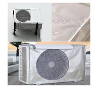 HYQOUKLR Air Conditioner Cover, ac unit cover, For Outside Units- WaterProof & WindProof Outdoor Center AC Units Full Coverage Cover, Polyester Panel For Mini Split Heat Pump, Condenser(96x34x145cm)