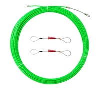 HYQOUKLR Cable Push Puller, 4mm 30m Fish Tape Wire Rod, Electrical Cable Puller, Through Wall Threader Kit(20m)