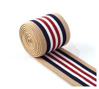 HYQOUKLR Heavy Duty Webbing,Flat Webbing Straps, 1.5 Inches Wide 1 Yard Long Elastic Striped Webbing for Sewing DIY