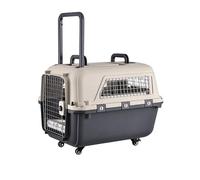 HYQOUKLR pet Luggage, Pet Carriers with Wheels, Portable Pet Kennl, Super Ventilated Design,Ideal for Traveling/Hiking/Camping for Traveling Outdoor