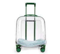 HYQOUKLR pet Luggage, Pet Trolley Case Out and About Portable Cat Bag Pet Luggage Breathable Cat Trolley is perfect for travelling/walking for Traveling Outdoor(One Size)